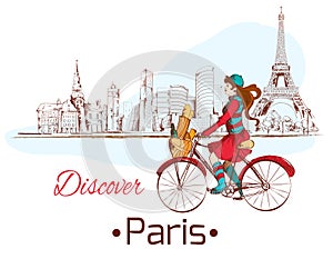 Discover Paris poster