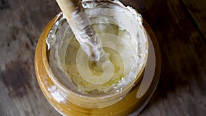 Discover Uttarakhand\'s Bilona method: curd churned through bilona to extract butter