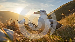 Discovering Albatross Feeding Behavior Through Canon M50 Photography photo