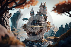 A Cinematic Dreamworld: Unreal Engine 5\'s Hyper-Detailed Attention to Detail with Ultra-Wide Angle and Depth of Field photo