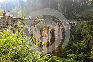 Discovering Nine Arch Bridge and the surrounding tea fields in Ella, Sri Lanka