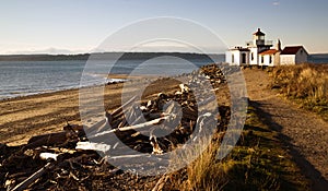 Discovery Park West Point Lighthouse Puget Sound Seattle