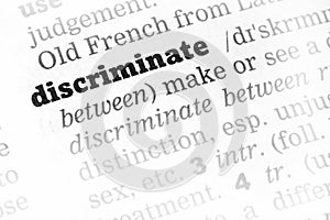 Discriminate Dictionary Definition photo