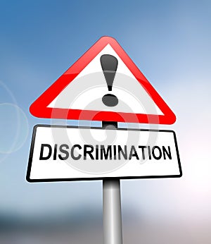 Discrimination alert concept