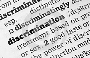 Discrimination Dictionary Definition