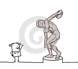 The discus thrower parody photo