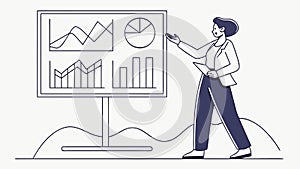 Discussing Data Vector Art for Collaboration & Analysis, vector design Generative AI