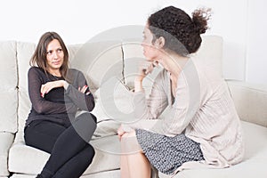 Discussion among women