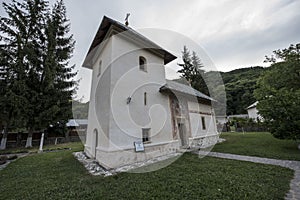 The diseased church of the Polovragi monastery, Romania 2