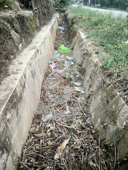 Disgraceful pollution of waterways in big cities photo