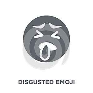 Disgusted emoji icon from Emoji collection.