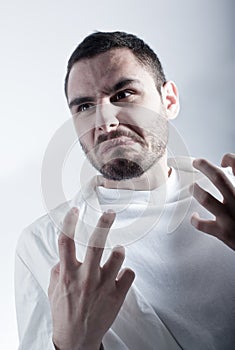 Disgusted researcher