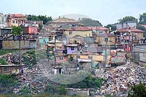 Disgustoso illegale discarica 