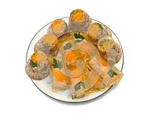 Dish with aspic photo