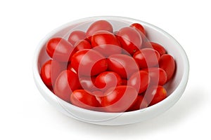 Dish with cherry tomatoes