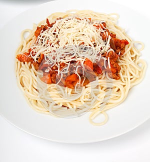 Comida de excelente italiano 