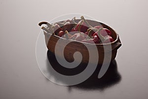 Dish filled with pimentos