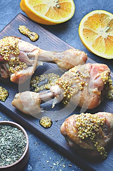 Dish from fried chicken feet