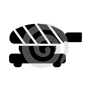 Dish vector glyph flat ic on