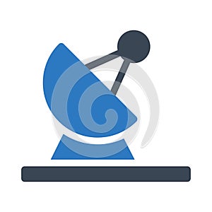 Dish vector glyph color icon