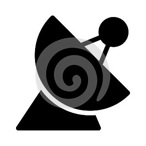 Dish vector glyph flat icon