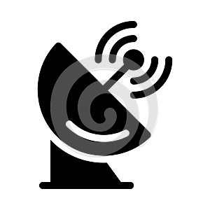 Dish vector glyph flat icon