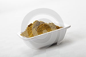 Dish with khmeli suneli spice mixture