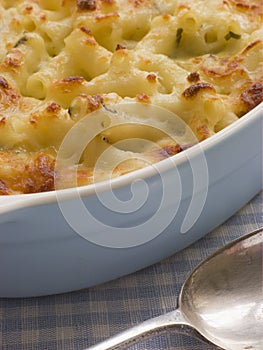 Dish of Macaroni Cheese