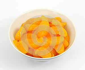 Dish mandarin slices