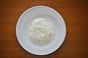 A dish of rice