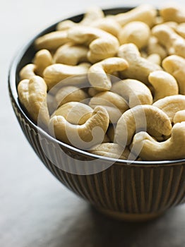 Dish of Roasted Cashew Nuts photo