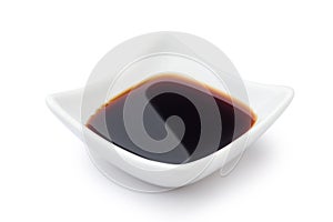 dish of soy sauce