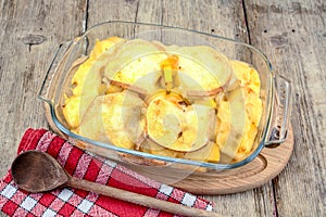 Dish of tartiflette