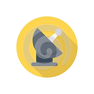 Dish vector flat colour icon