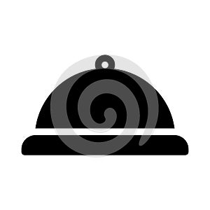 Dish vector glyph flat icon