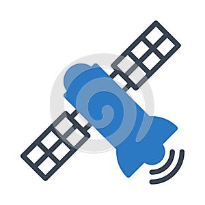 Dish glyph colour vector icon