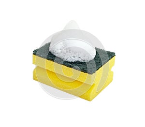 Dish washing sponge foam