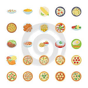 Dishes Flat Icons