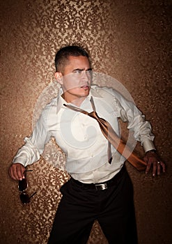 Disheveled Hispanic Man