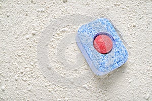 Dishwasher detergent tablet and powder
