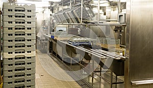 Dishwashing Area of Commercial Kitchen