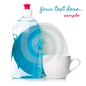 Dishwashing liquid with clean cup