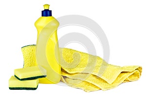 Dishwashing Liquid and Sponges