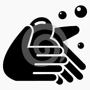 Disinfector Icon. Hand disinfection