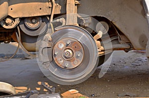 Disk brake system.