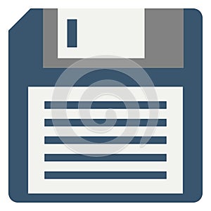 disk drive Color Vector Icon which can easily modify or edit