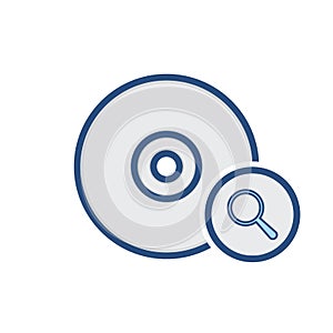 Disk drive hard storage upload icon