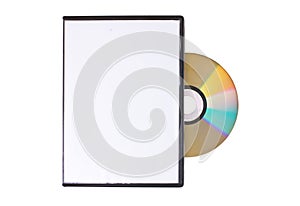 Disk in white DVD box