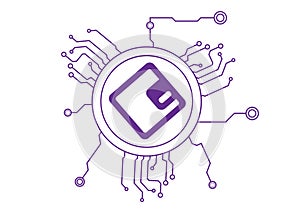 Diskette Icon Circuit