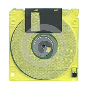 Diskette isolated